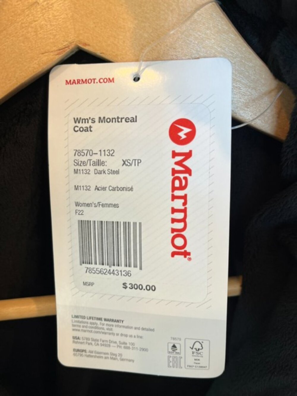Marmot Women's Montreal Puffer Jacket XS NWT - Picture 6 of 7